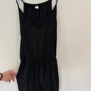 Black Romper With Pockets Old Navy Small